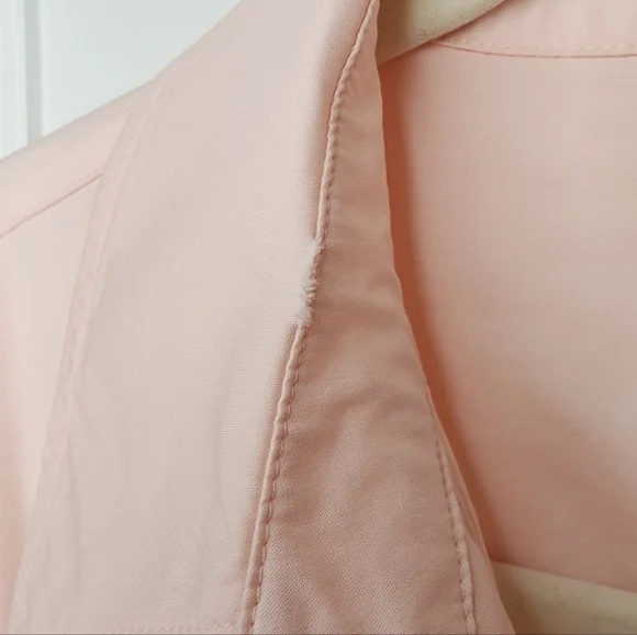 Ralph Lauren Pink Belted Cotton-Blend Tiered Dress | Size 8 - Picture 4 of 11